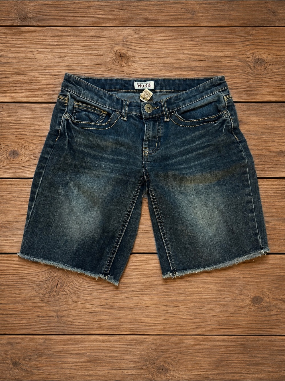 Mudd Dark Wash Denim Bermuda Shorts Size 5 Jr. (4 women’s)